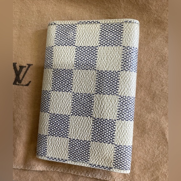 SOLDAuthentic Damier Azure Key Case /6 - Picture 11 of 14